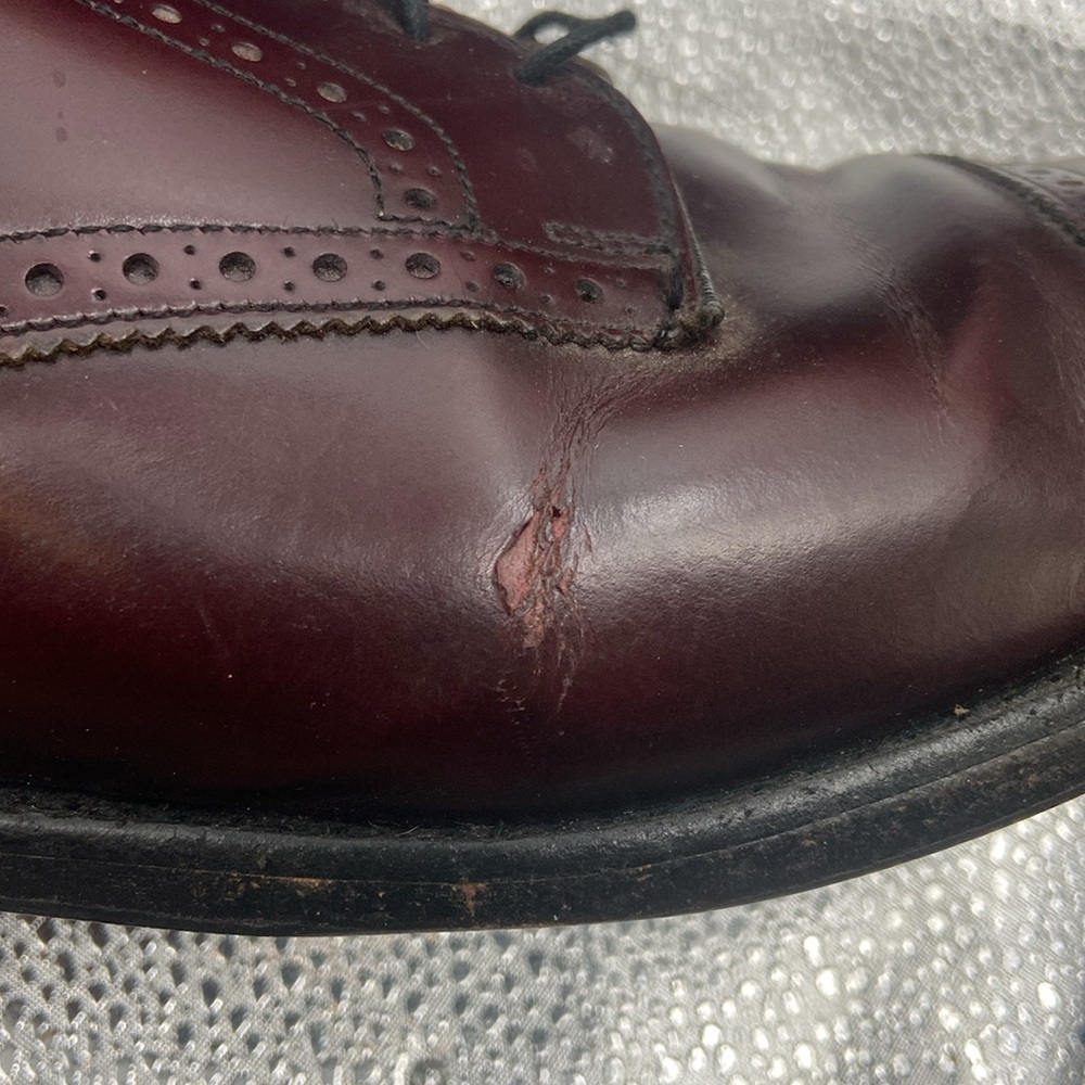 Allen Edmonds Sanford Burgundy Cap‎ Toe Shoes 11B - Picture 8 of 8